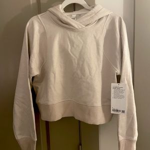 Lululemon Loungeful Cropped Hoodie *Sparkle size 6